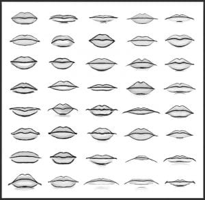 lip shapes